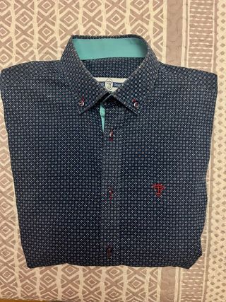 Camisa Talenti Azul con Estampado