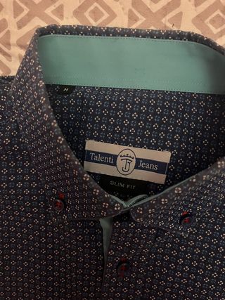 Camisa Talenti Azul con Estampado