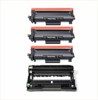 3x TN2510XL Tóner + Tambor DR2510 Brother
