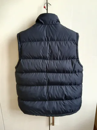 Piumino smanicato blu size L