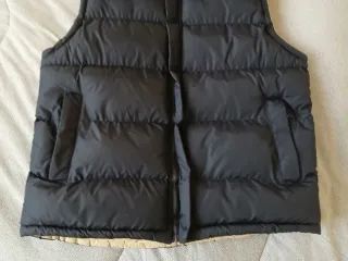 Piumino smanicato blu size L