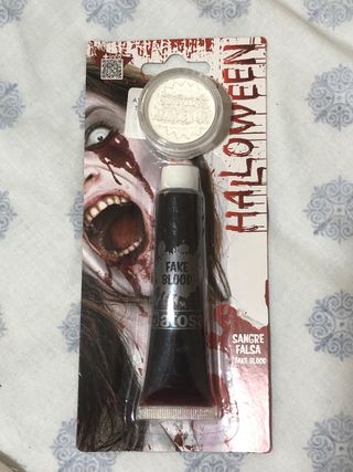 Maquillaje Blanco Guirca y Sangre Falsa