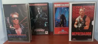 Lote 4 Películas VHS: Terminator Depredador