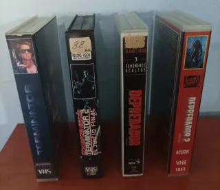 Lote 4 Películas VHS: Terminator Depredador