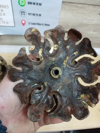 ANTIGUOS CANDELABROS DE FORJA