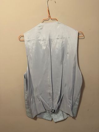 Chaleco Novio Plateado