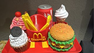 Figuras McDonald's: Hamburguesa, Helado, Patatas