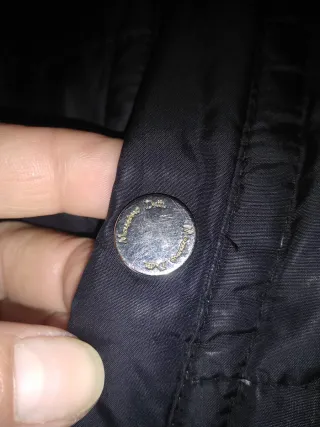 Abrigo plumífero Massimo Dutti negro