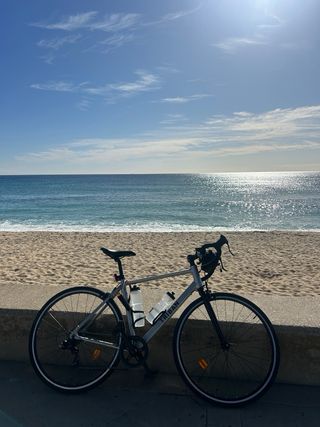 Bicicleta Carretera Triban Gris