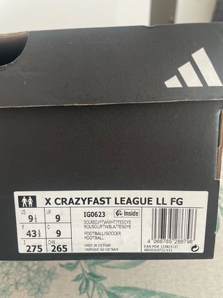Botas de fútbol Adidas Crazyfast Talla [Talla]