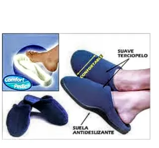 ZAPATILLAS DE CASA CON LUZ LED.COLOR AZUL.