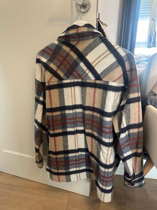 Sobrecamisa Zara cuadros talla M