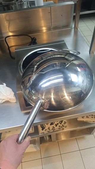 Placa inducción Wok + Sartén Wok EDENOX