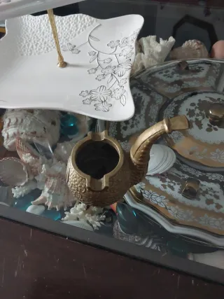 Cenicero Bronce Pipa Antiguo