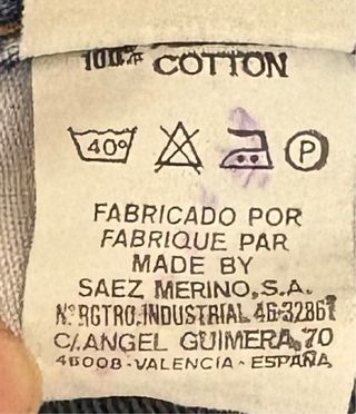 Pantalón tejano Lois azul