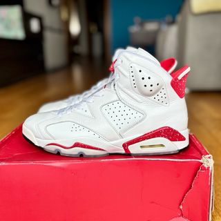Jordan 6 Red Oreo Blancas y Rojas