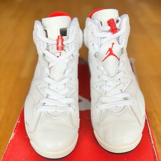 Jordan 6 Red Oreo Blancas y Rojas