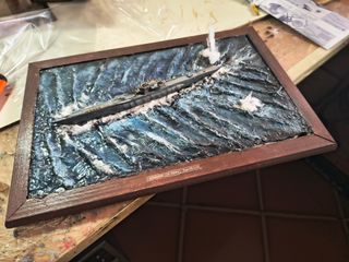 Maqueta Submarino II Guerra Mundial 1/72