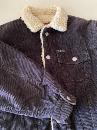 Giacche Pepe Jeans in shearling beige e nero per bambini
