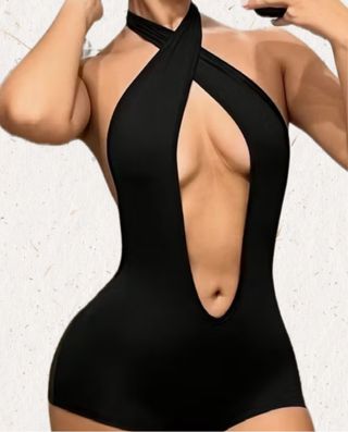 Traje sexy escotado talla única
