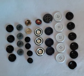 Lote de botones variados