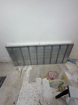 armazón puerta corredera y puerta blanca medidas