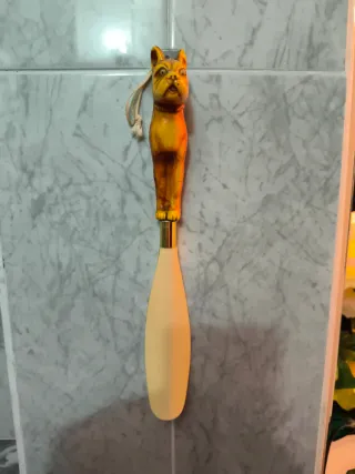 Calzador zapato con mango de perro