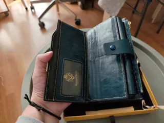 Monedero Demon&Hunter Azul Mujer