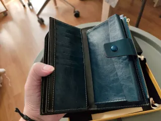 Monedero Demon&Hunter Azul Mujer