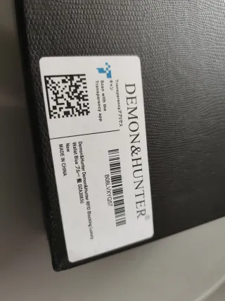 Monedero Demon&Hunter Azul Mujer