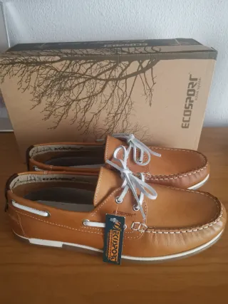 Náuticos Ecosport Piel Marrón Talla 42