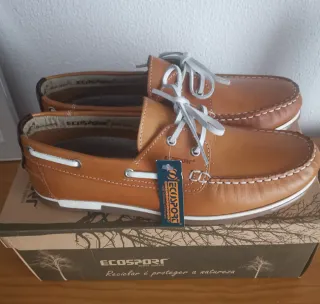 Náuticos Ecosport Piel Marrón Talla 42