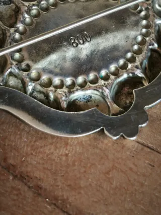 Broche Plata Vintage