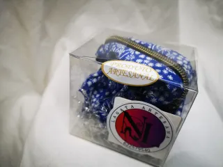 Pulsera monedero y coletero estampado floral