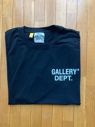 Maglietta a mezze maniche Gallery Dept nera