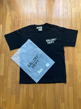 Maglietta a mezze maniche Gallery Dept nera