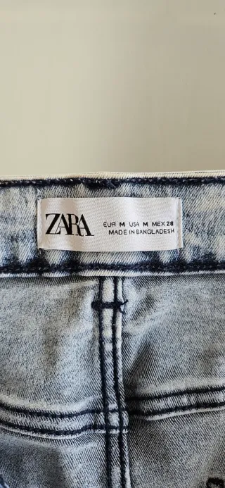 Falda vaquera Zara azul
