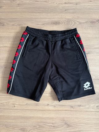 Pantalones cortos deportivos Lotto negros talla L