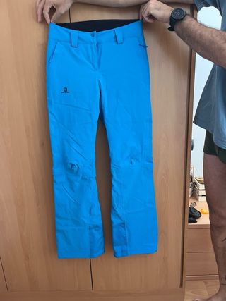 Pantalón de esquí Salomon Mujer Azul