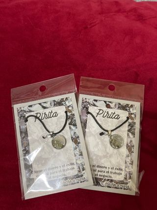 Colgante Pirita y Selenita Atracción Dinero Éxito