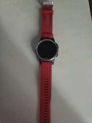 Reloj Garmin Nuevo Rojo y Plateado