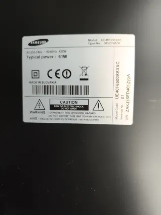 Smart TV Samsung para repuestos