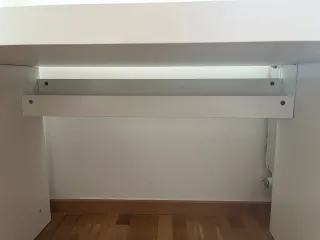 Escritorio IKEA MALM blanco 140x65