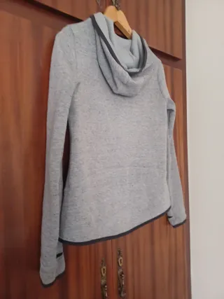 Chaqueta polar mujer gris