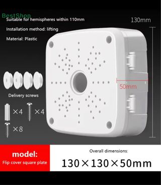 Caja de plástico para cámara de vigilancia