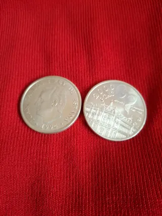 Monedas de Plata 2000 Pesetas Juan Carlos I