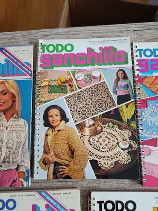 Lote revistas todo ganchillo año 3