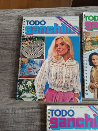 Lote revistas todo ganchillo año 3