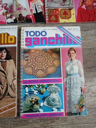 Lote revistas todo ganchillo año 3