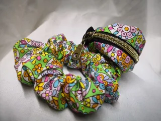 Conjunto Pulsera Monedero y Coletero